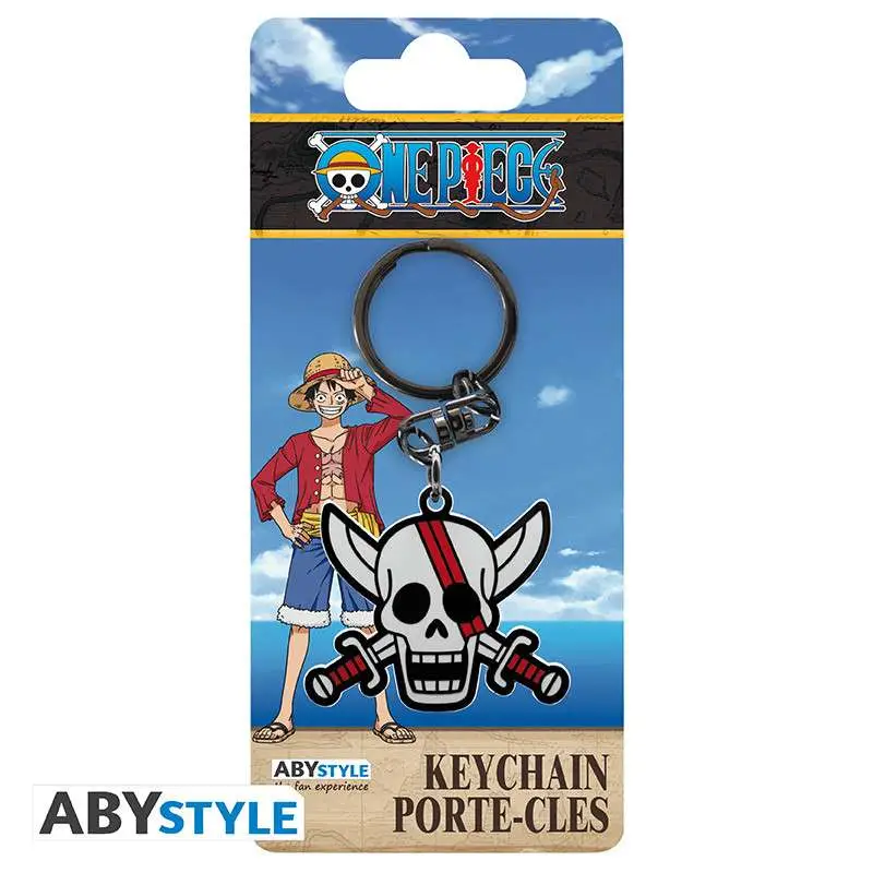 Portachiavi One Piece Skull Shanks DS Modellismo Portachiavi One Piece Skull Shanks