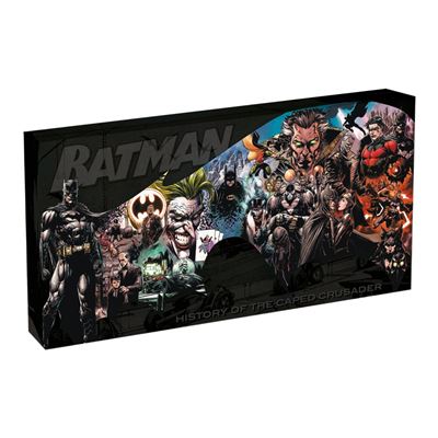 Stampa su Tela Batman History of The Caped Crusader Light up Canvas DS Modellismo Stampa su Tela Batman History Caped Crusader