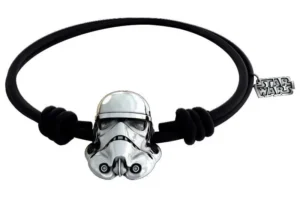 Braccialetto sw Stormtrooper Silver Blck Rbr