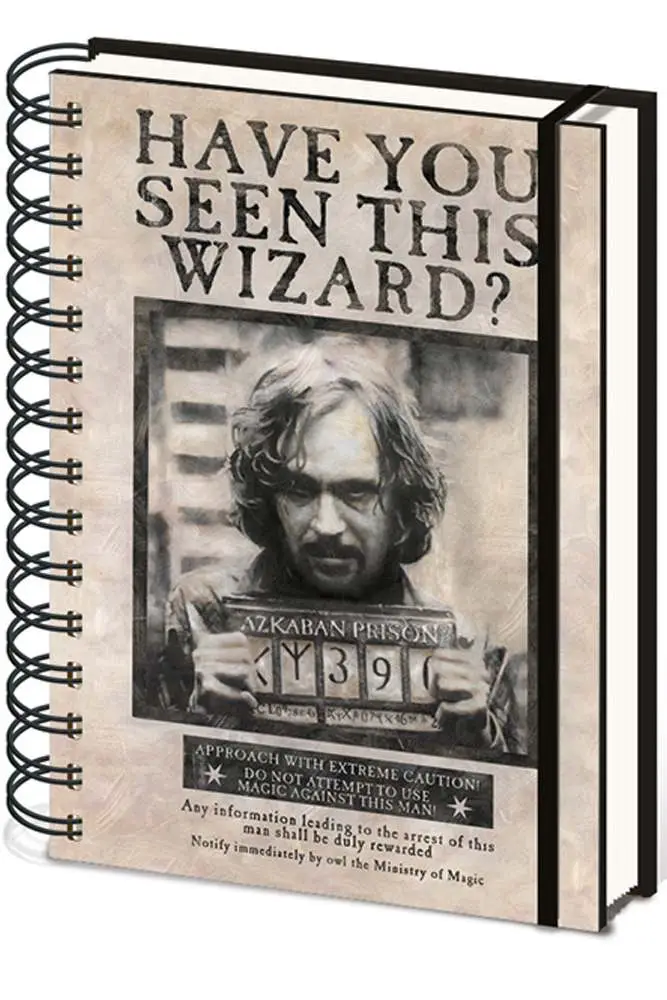 Quaderno Agenda Harry Potter Sirius Wanted DS Modellismo Quaderno Agenda Harry Potter Sirius Wanted