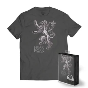 Maglietta Got Lannister Metallic Logo Grey