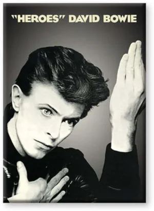 Calamita Bowie Heroes Flat Magnet