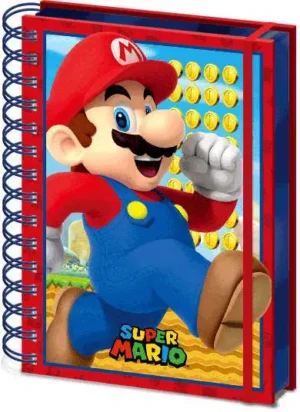 Quaderno Taccuino Super Mario 3d Lenticular