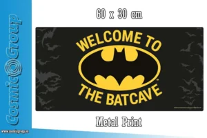 Insegna Batman Batcave in metallo Sign