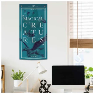 Wall Scroll hp Magical Creatures Wall Banner