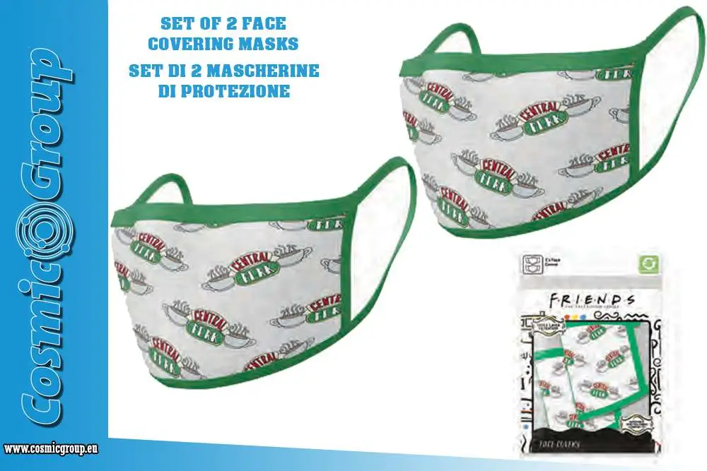Maschera Friends Cent Perk Face Cover Mask Set(2) DS Modellismo Maschera Friends Cent Perk Face Cover Mask