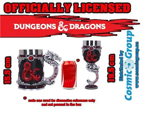 Calice Bicchiere Dungeons & Dragons DS Modellismo Calice Bicchiere Dungeons & Dragons