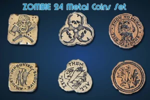 Moneta da Collezione Zombie in metallo Coins