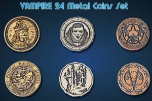 Moneta da Collezione Vampire in metallo