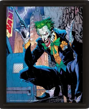 Poster Joker dc 3d PYRAMID INTERNATIONAL