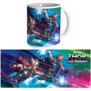 Tazza Thor Love & Thunder Mighty & Worthy