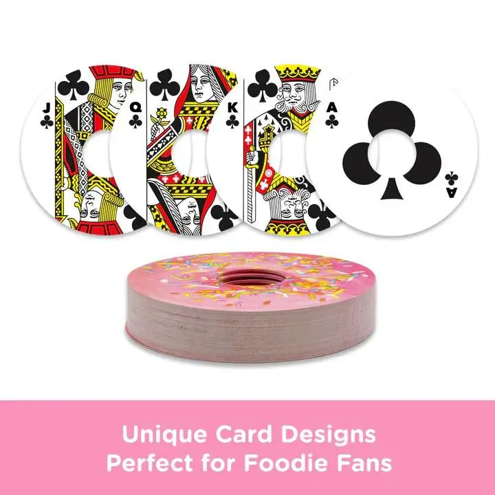 Donut Shaped Playing Cards DS Modellismo Donut Shaped Playing Cards AQUARIUS ENT