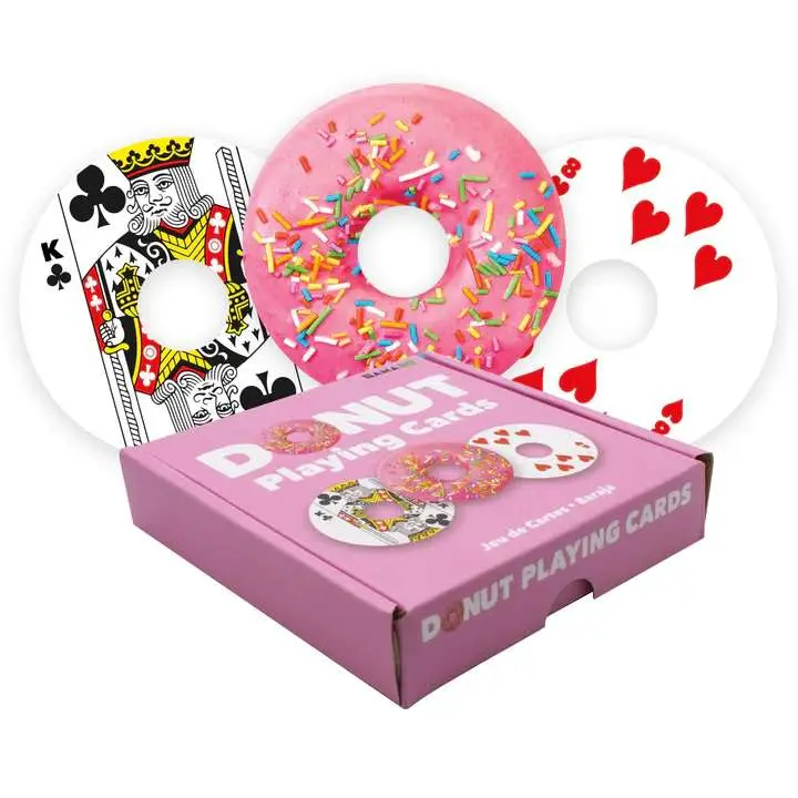Donut Shaped Playing Cards DS Modellismo Donut Shaped Playing Cards AQUARIUS ENT