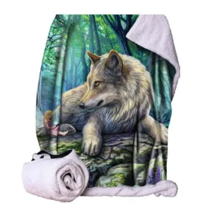 Coperta Throw Fairy Stories Lisa Parker