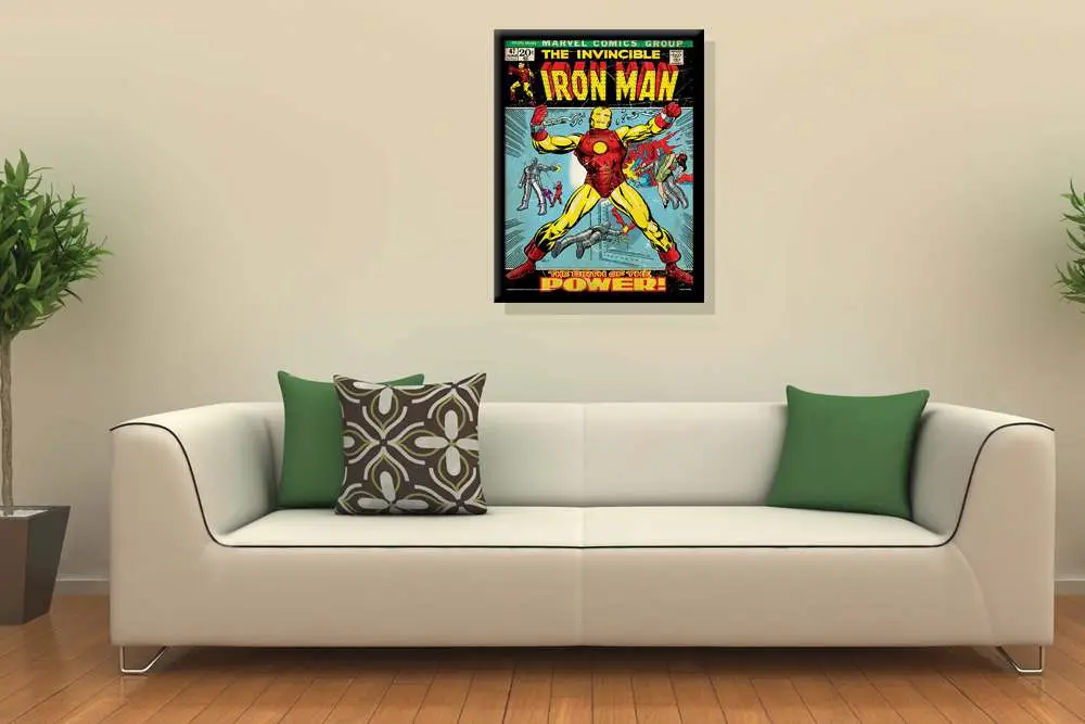 Stampa con Cornice The Invincible Iron Man #47 Collec. DS Modellismo Stampa Cornice Invincible Iron Man #47