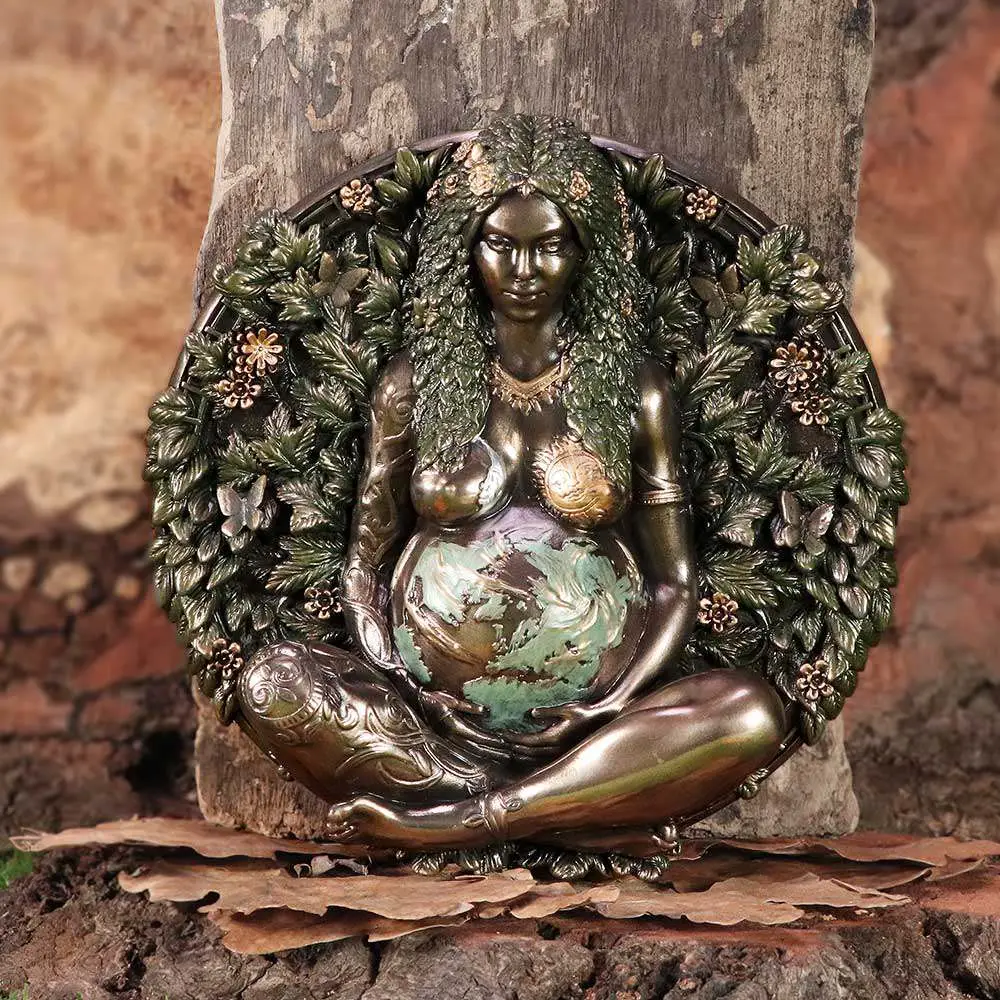 Placca Mother Earth Bronze Wall Plaque DS Modellismo Placca Mother Earth Bronze Wall Plaque