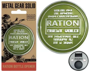 Apribottiglie in metallo Gear Solid Ration