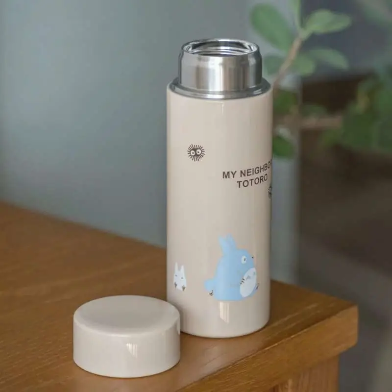 Borraccia Totoro Beige 300 ml Thermos Bottle DS Modellismo Borraccia Totoro Beige 300 ml Thermos Bottle