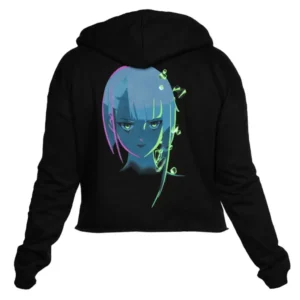 Felpa Cyberpunk Edgerunners Neon Lucy Crop l