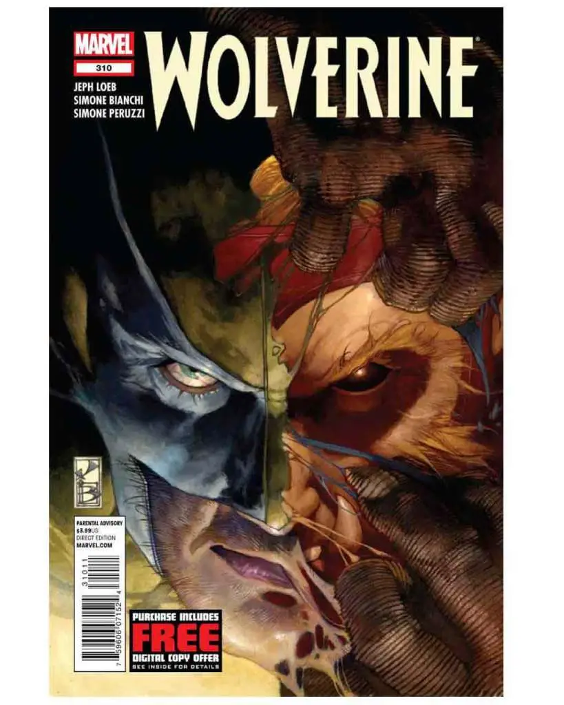 Litografia Simone Bianchi - Cover Wolverine #310 - edizione limitata Serigraph DS Modellismo Litografia Simone Bianchi Cover Wolverine
