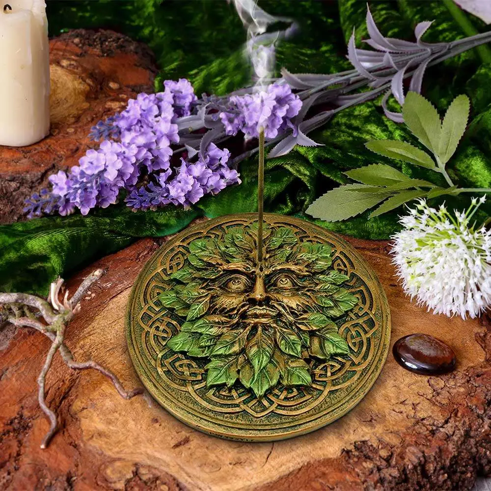 Porta incenso Brucia Incenso Green Man Tree Spirit Forest Fragrance DS Modellismo Porta incenso Brucia Incenso Green Man Tree