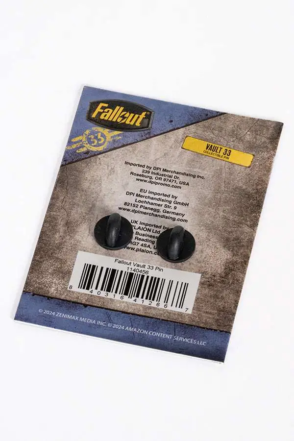 Spilla Fallout Vault 33 DS Modellismo Spilla Fallout Vault 33 DEVPLUS