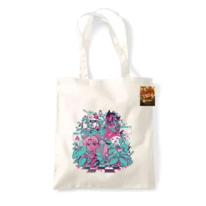 Borsa Ilustrata Anime Wave