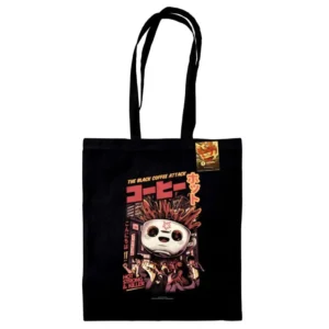 Borsa Ilustrata Black Coffee Attack