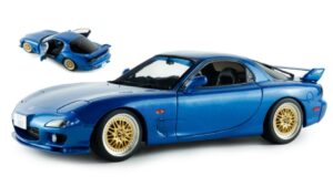 Mazda RX7 FD3S Innocent Blue Mica scala 1:18