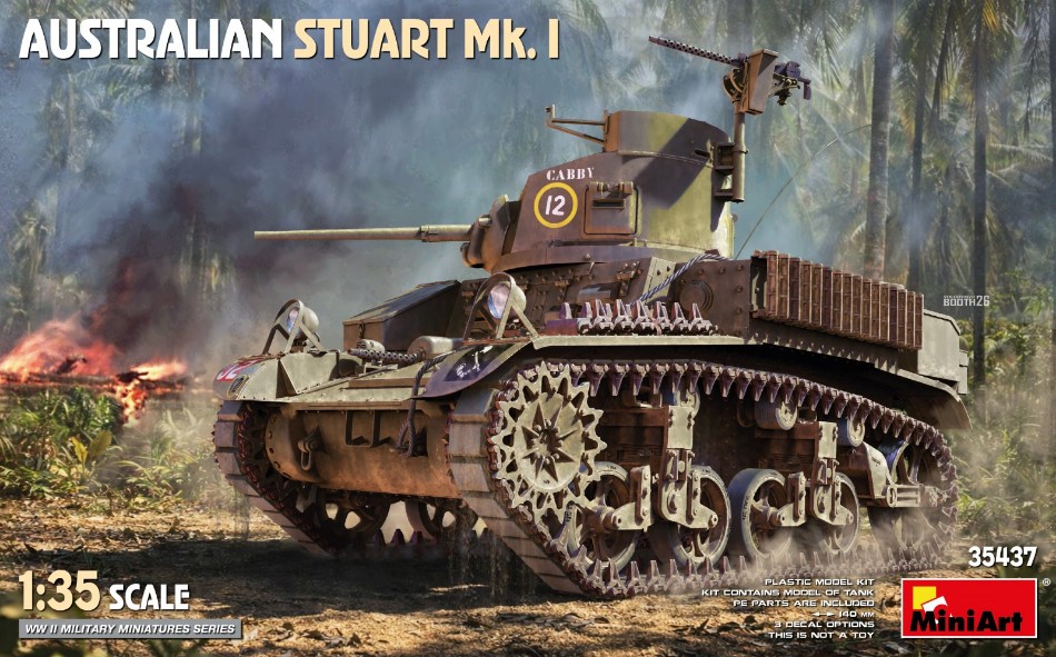 Australian Stuart Mk.I Kit 1:35 DS Modellismo Australian Stuart Mk.I Kit scala 1:35