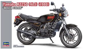 Yamaha RZ250 1980 Black Color Kit scala 1:12