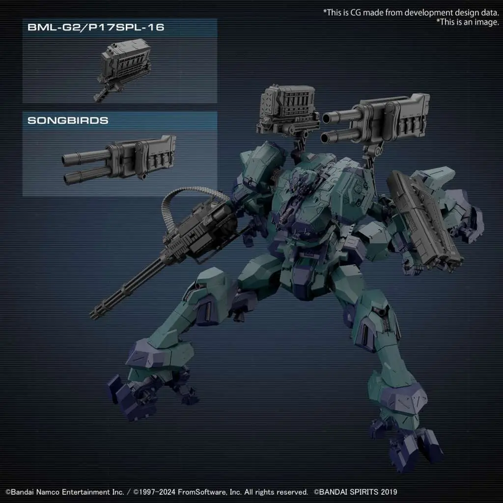 30MM Armored Core VI Fires of Rubicon Balam Industries BD-011 Melander Liger Tail DS Modellismo 30MM Armored Core VI Fires Rubicon Balam