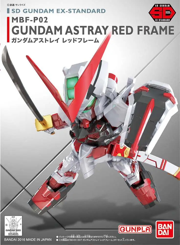 SD Gundam Red Frame EX Standard 007 DS Modellismo Sd Gundam Red Frame Ex Standard