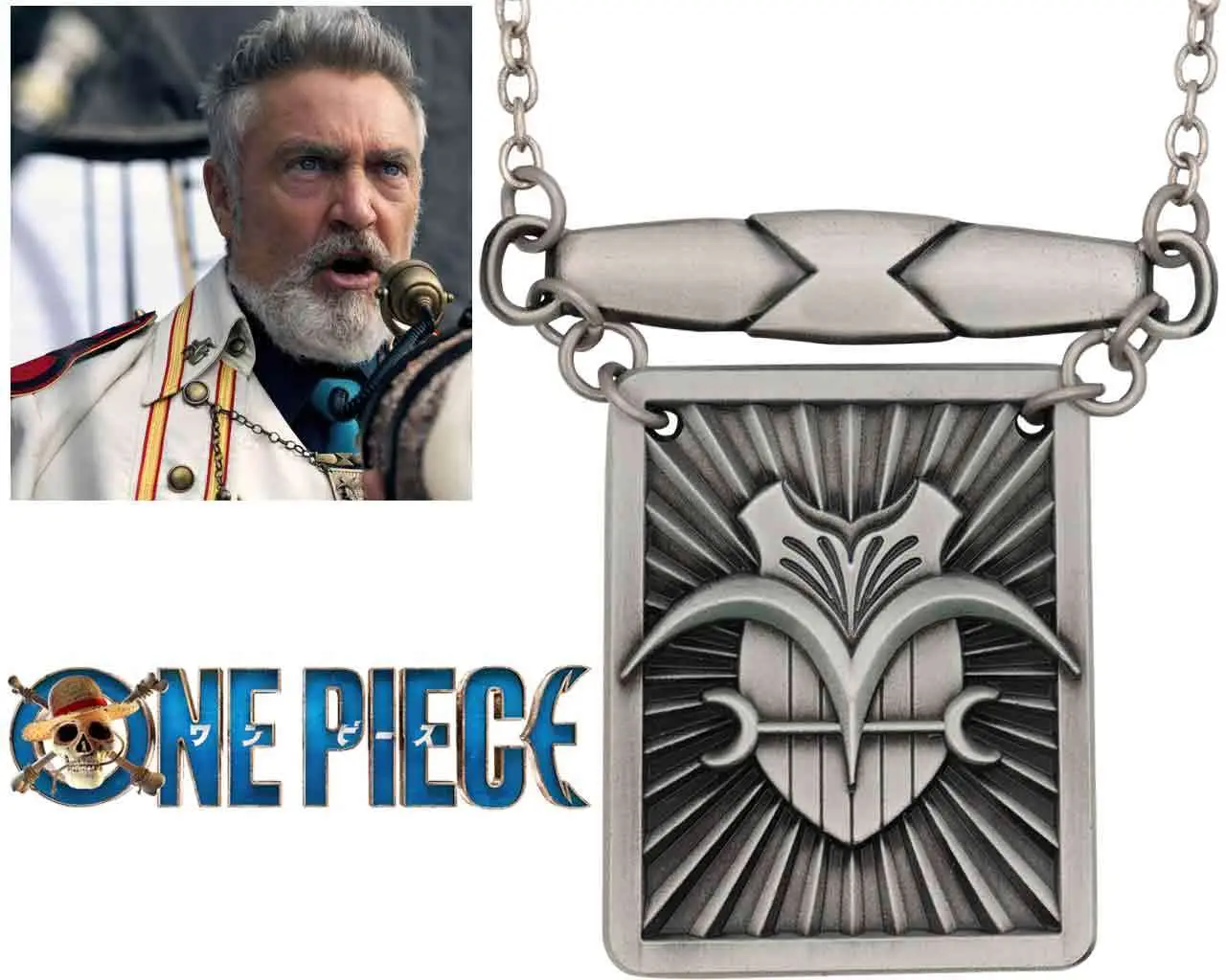 Collana One Piece - Garp's Cloak Fastening edizione limitata DS Modellismo Collana One Piece Garp's Cloak Fastening