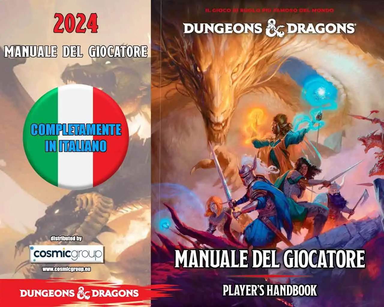 Dungeons & Dragons - Manuale del Giocatore 2024 DS Modellismo Dungeons & Dragons Manuale del Giocatore