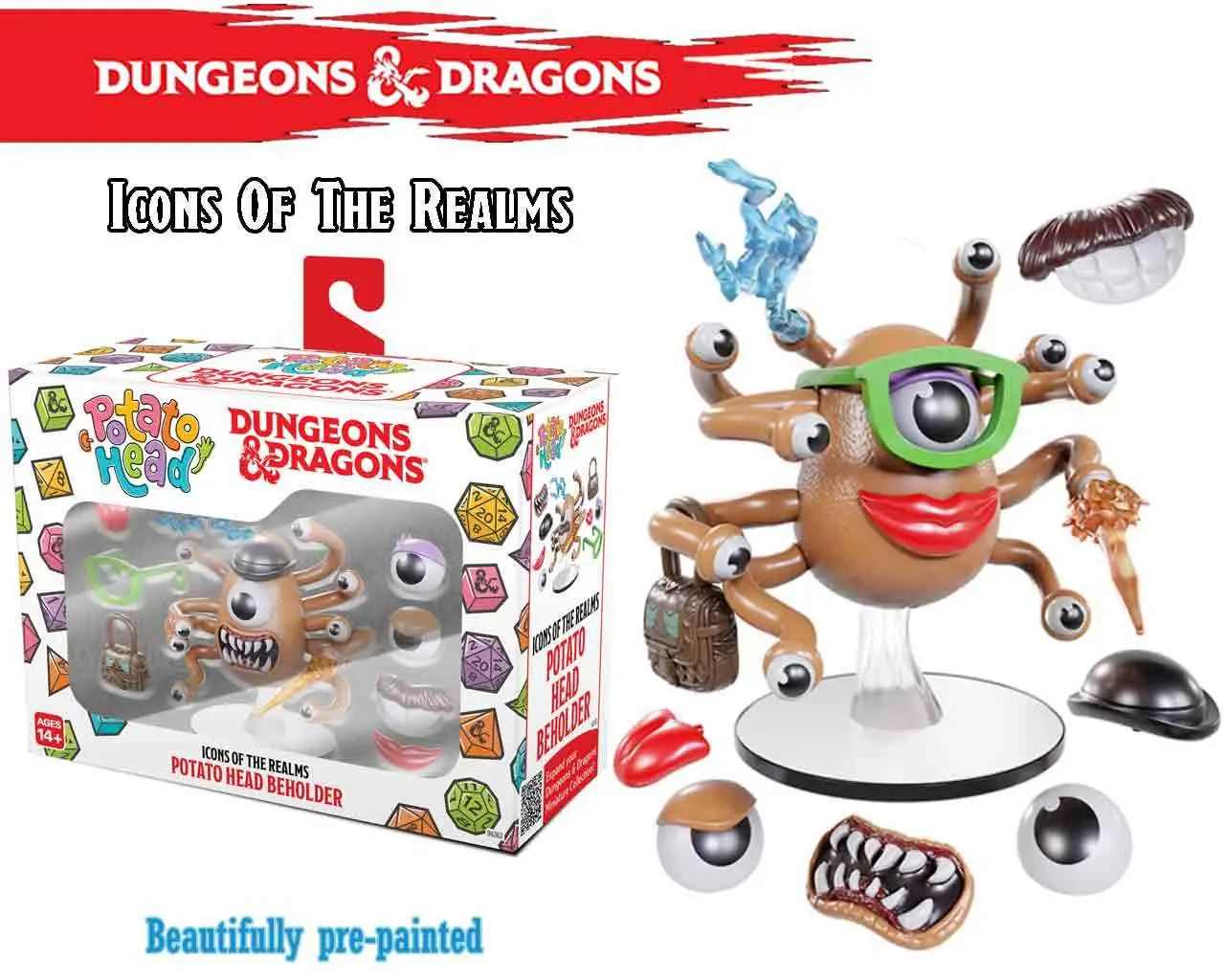 Dungeons & Dragons Icons OF the Realms Potato Head Beholder Boxed Miniature DS Modellismo Dungeons & Dragons Icons Realms Potato Head
