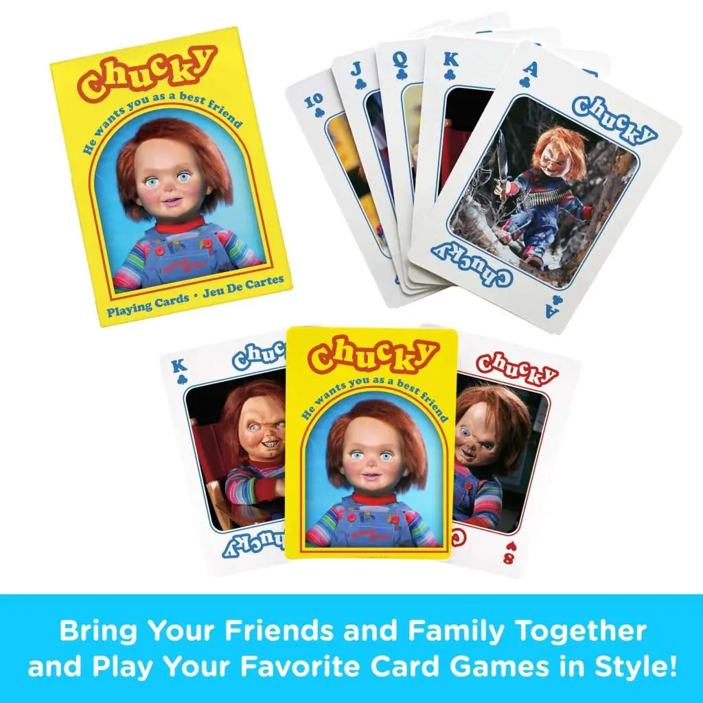 Chucky Playing Cards DS Modellismo Chucky Playing Cards AQUARIUS ENT