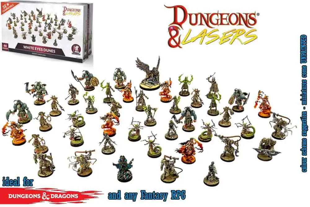 Dungeons & Lasers: White Eyes Dunes DS Modellismo Dungeons & Lasers: White Eyes Dunes