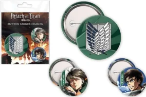 Attack On Titan Eren Levi Badge