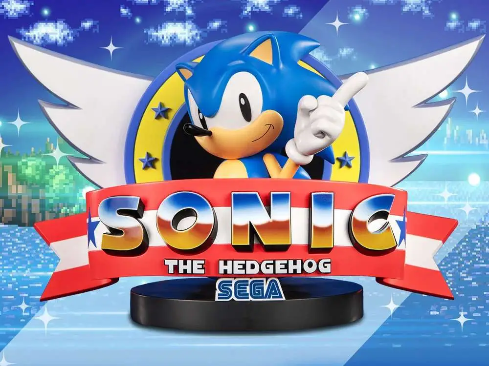 Statua Sonic the Hedgehog Title Screen DS Modellismo Statua Sonic Hedgehog Title Screen