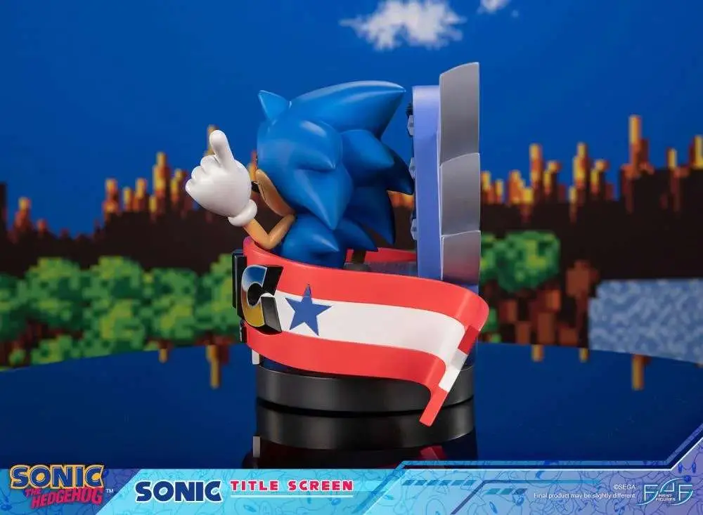 Statua Sonic the Hedgehog Title Screen DS Modellismo Statua Sonic Hedgehog Title Screen