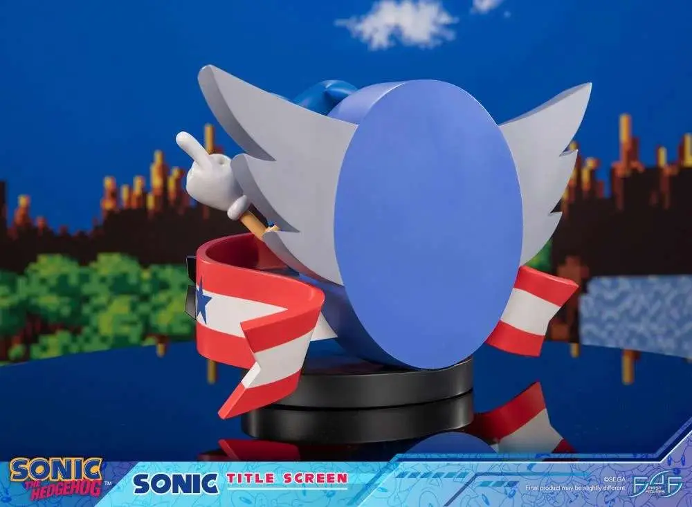 Statua Sonic the Hedgehog Title Screen DS Modellismo Statua Sonic Hedgehog Title Screen