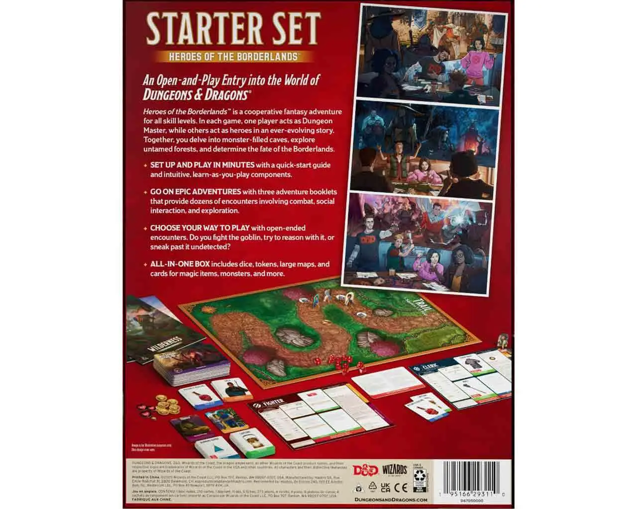 Dungeons & Dragons Heroes of the Borderlands Starter Set - English DS Modellismo Dungeons & Dragons Heroes Borderlands