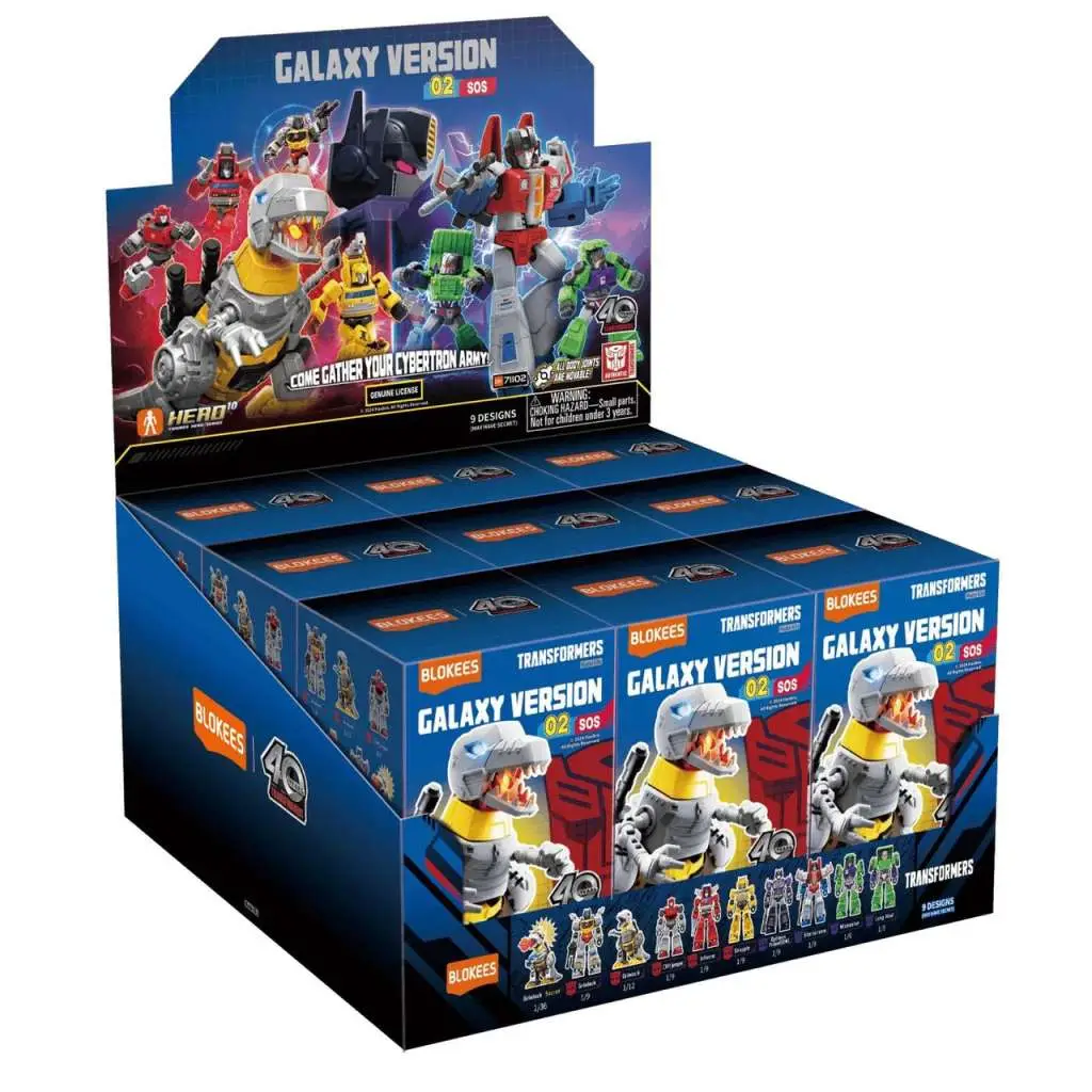 Transformers Sos Galaxy Version 02 Model Kit Blind Box Set (9) DS Modellismo Transformers Sos Galaxy 02 Model Kit Blind