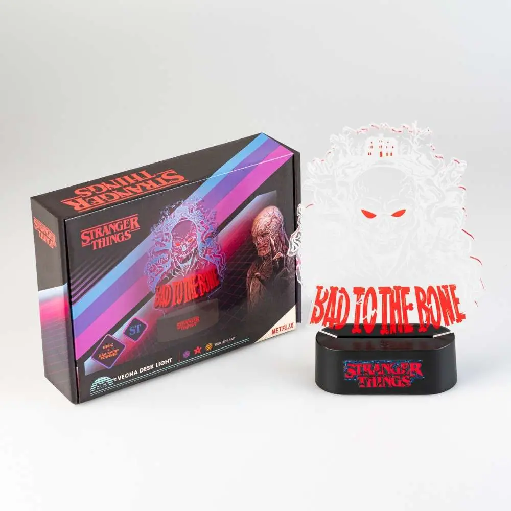 Stranger Things Bad TO the Bone Desk LED Lamp DS Modellismo Stranger Things Bad To Bone Desk LED Lamp
