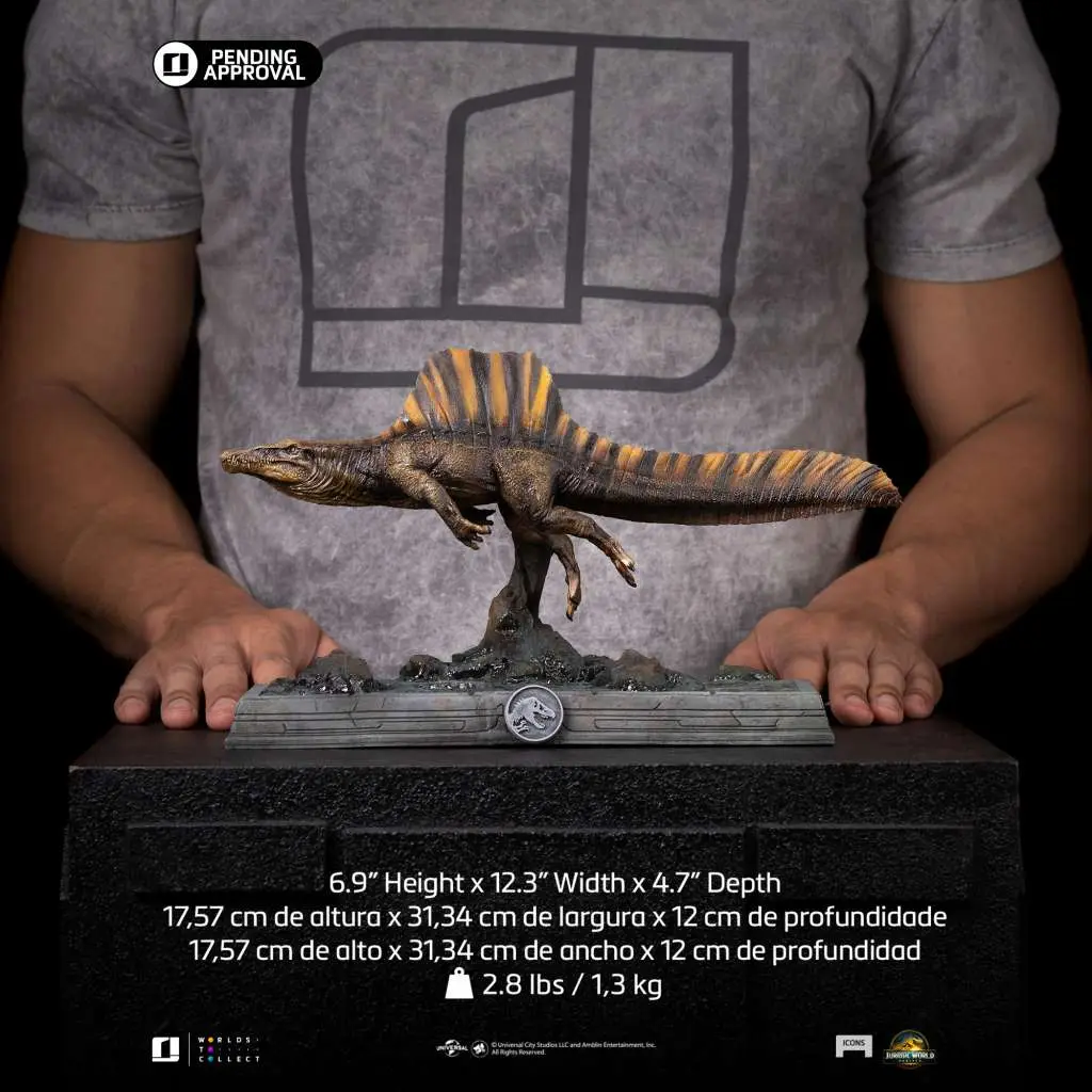 Statua Jurassic World Rebirth Spinosaurus Icons DS Modellismo Statua Jurassic World Rebirth Spinosaurus