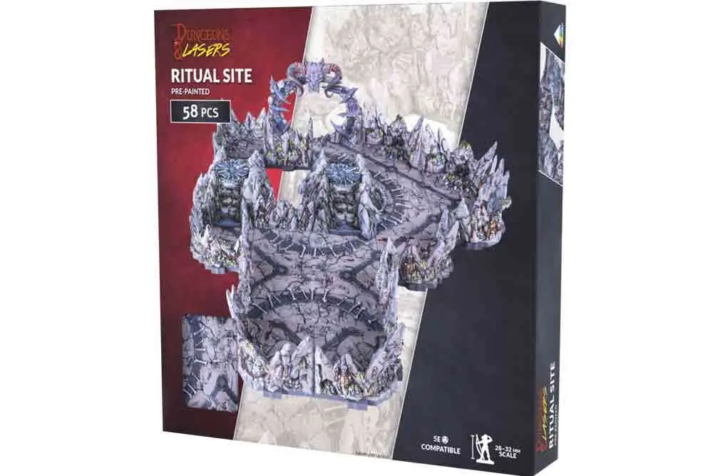 Dungeons & Lasers Ritual Site Prismacast Pre-Painted Terrains DS Modellismo Dungeons & Lasers Ritual Site Prismacast