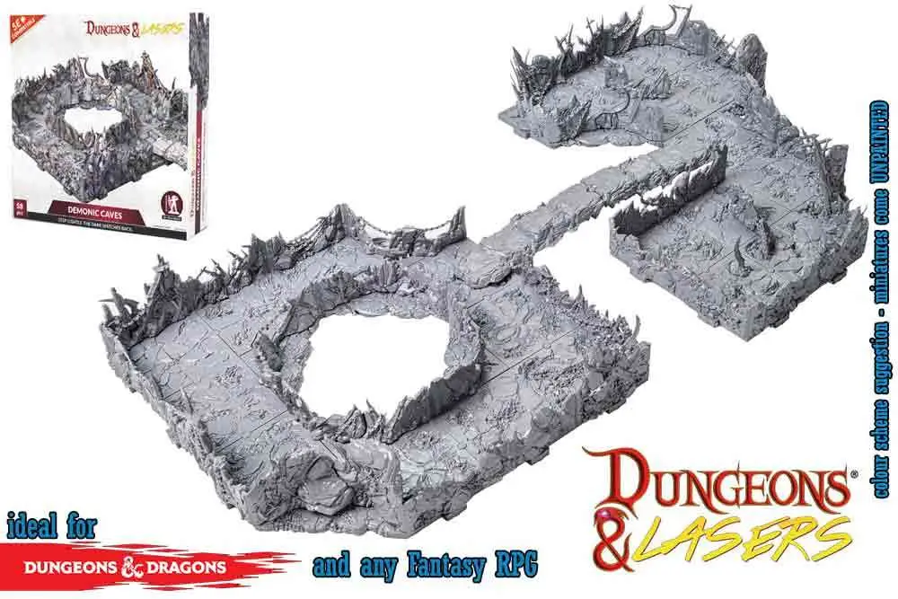 Dungeons & Lasers Demonic Caves DS Modellismo Dungeons & Lasers Demonic Caves ARCHON GAMES