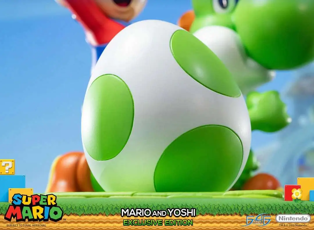 Statua Supermario Mario & Yoshi Exclusive Edition DS Modellismo Statua Supermario Mario & Yoshi