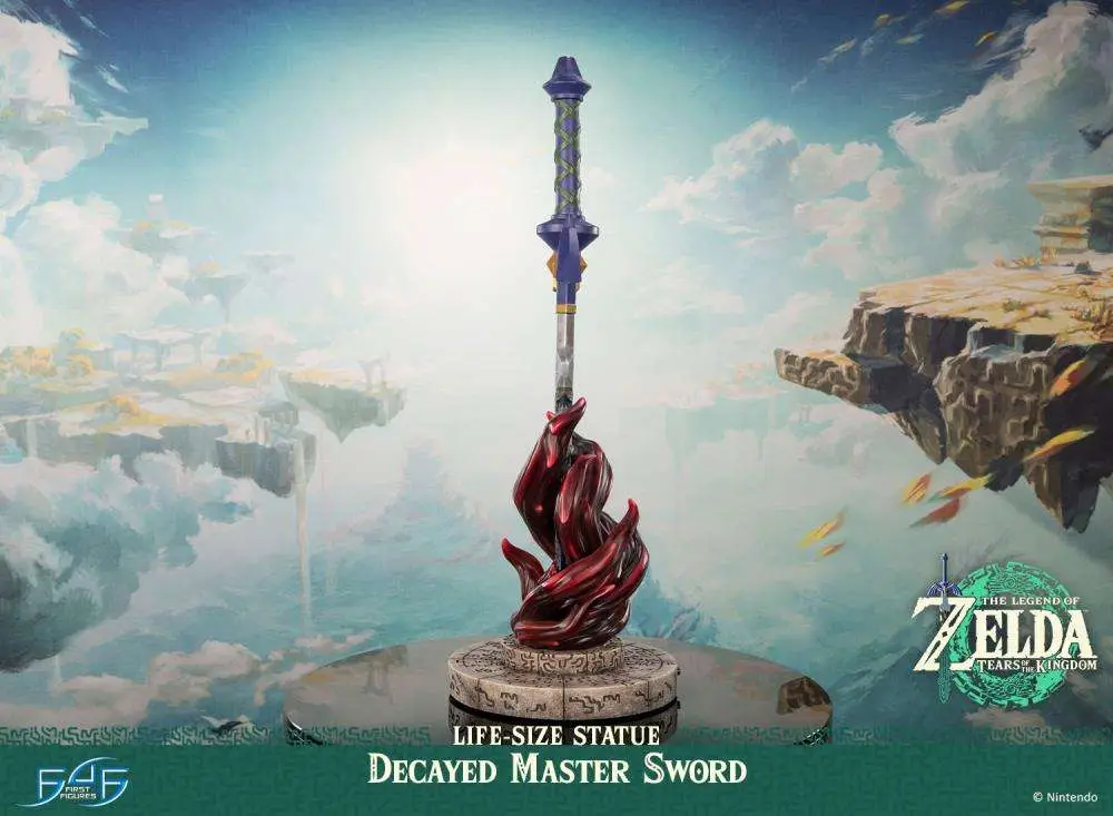 Legend of Zelda Tears of the Kingdom Decayed Master Sword Life Size Statue DS Modellismo Legend Zelda Tears Kingdom Decayed Master